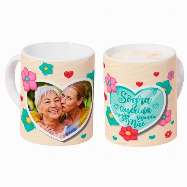 Caneca Personalizada com Uma Foto Sogra