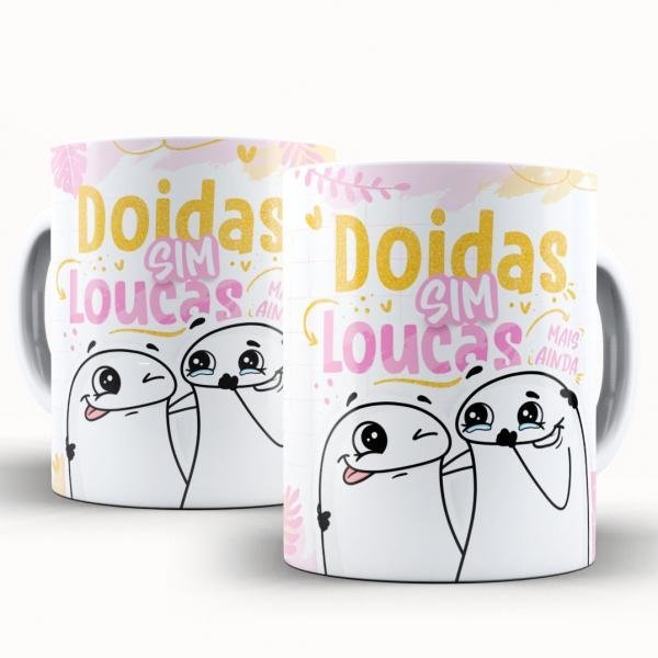 Caneca Personalizada Flork Divertida Amiga Doida
