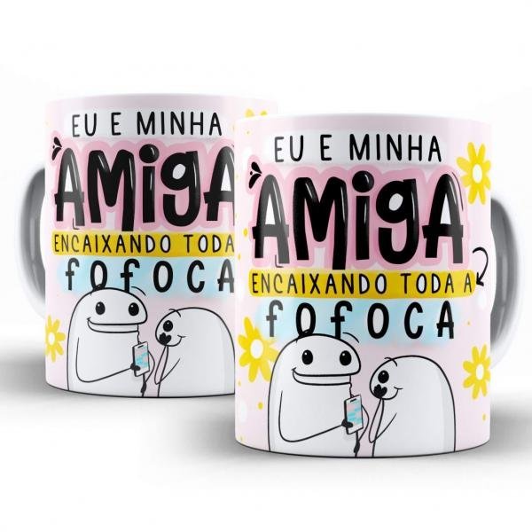 Caneca Personalizada Flork Divertida Amiga e Fofoca