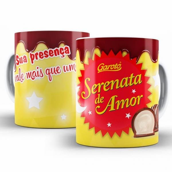 Caneca Personalizada Pronta Serenata de Amor