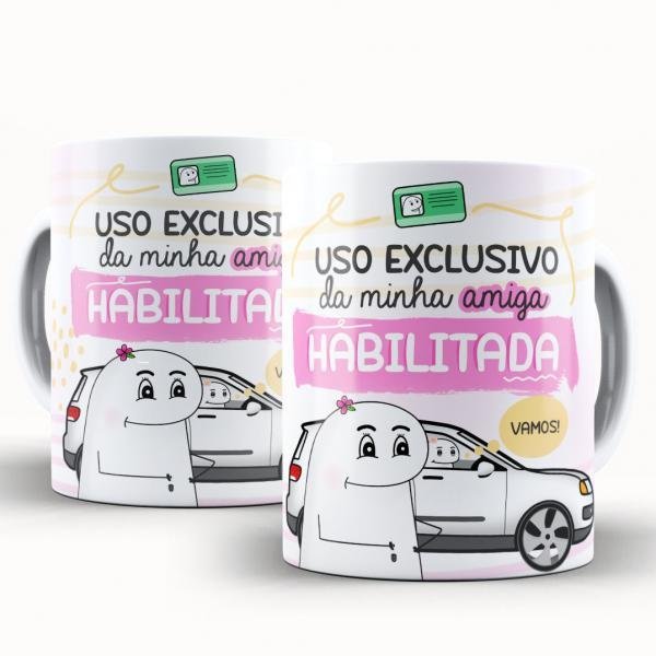 Caneca Personalizada Flork Divertida Amiga Habilitada