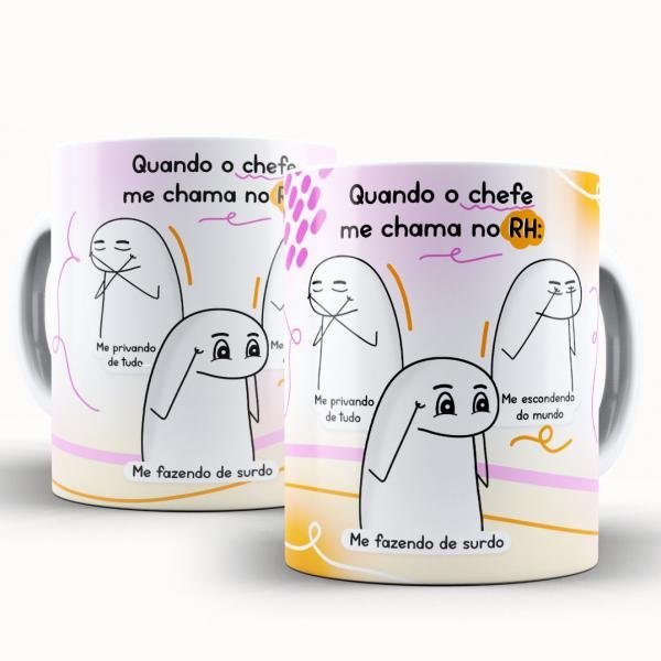 Caneca Personalizada Flork Divertida Chefe