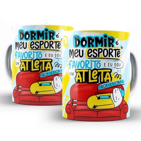 Caneca Personalizada Flork Divertida Dormir