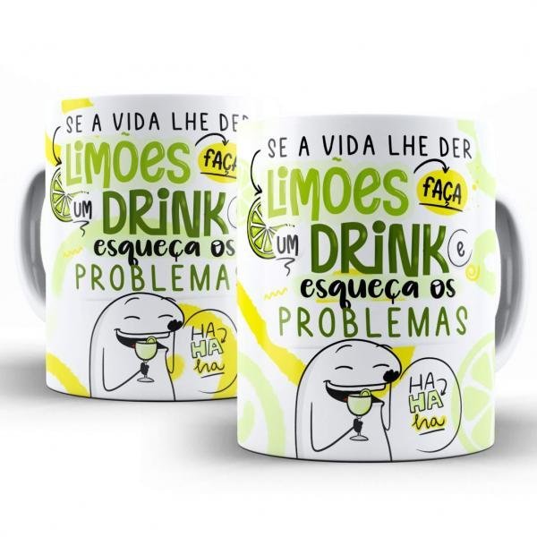 Caneca Personalizada Flork Divertida Limões