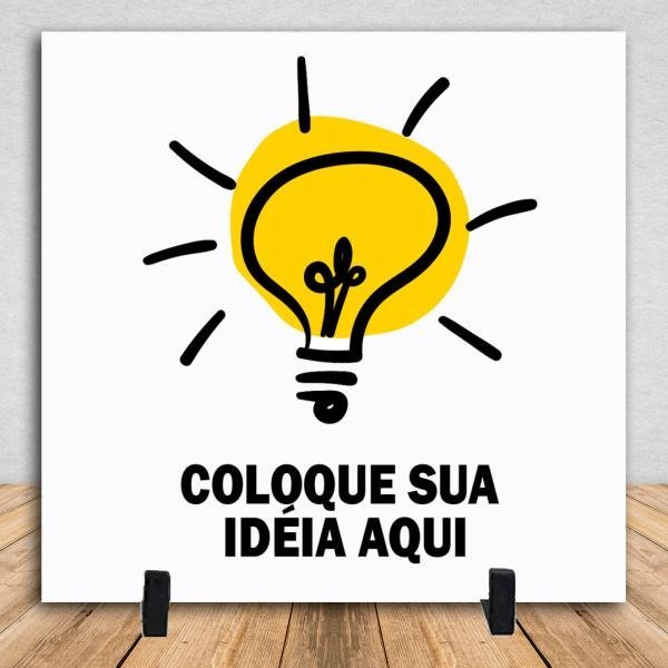Azulejo Personalizado Do Seu Jeito Com Suporte 15x15cm