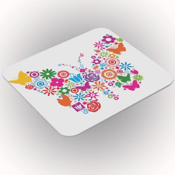 Mouse Pad Retangular Personalizado Pronto Borboleta