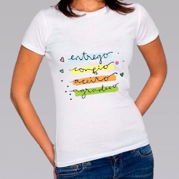 Camiseta Baby Look Personalizada Pronta Entrego Confio