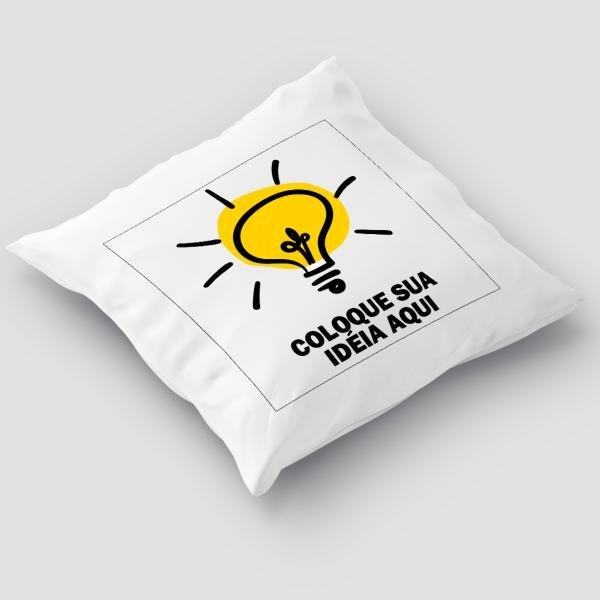Capa de Almofada Personalizada Do Seu Jeito 30x30cm