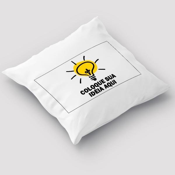 Capa de Almofada Personalizada Do Seu Jeito 40x40cm
