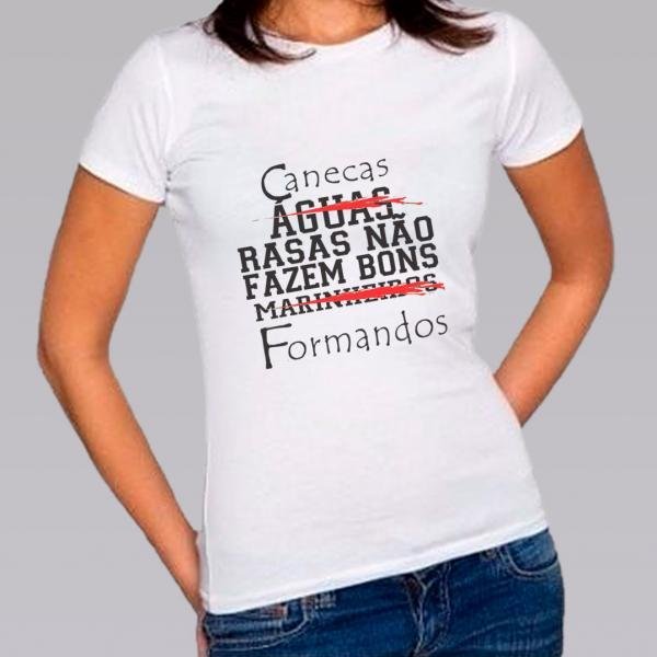Camiseta Baby Look Personalizada Pronta Bons Formandos