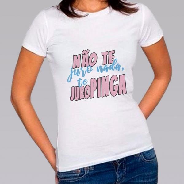 Camiseta Baby Look Personalizada Pronta Juropinga