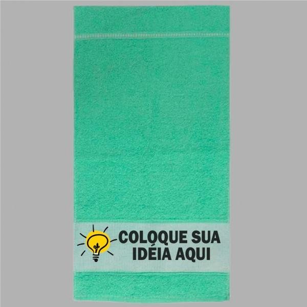 Toalha Lavabinho Verde Personalizada Do Seu Jeito