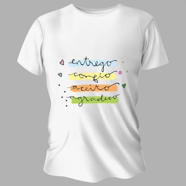 Camiseta Unissex Personalizada Pronta Entrego Confio