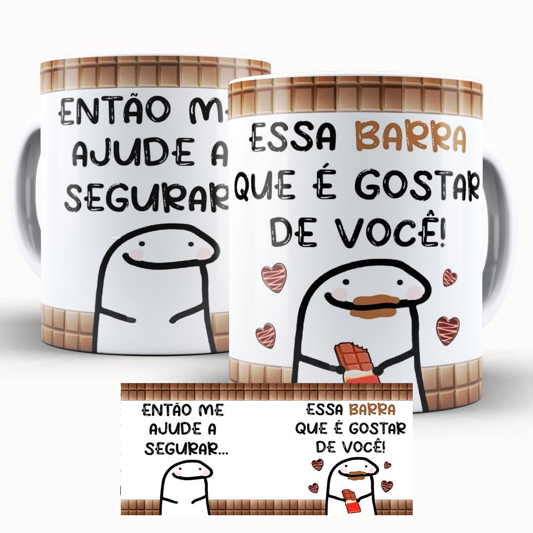 Caneca Personalizada Páscoa Flork Divertido Essa Barra
