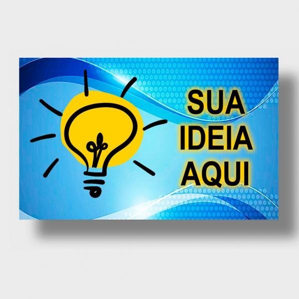 Cartão de Visita Couchê 300g Verniz Total Frente 9x5cm 4x0