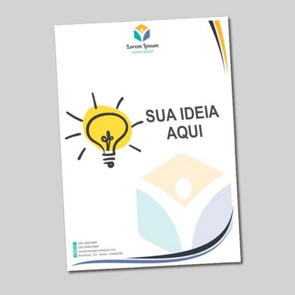 Papel Timbrado Personalizado do Seu Jeito 21x29,7cm