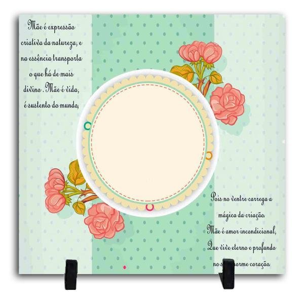Azulejo Personalizado Com Uma Foto - Mãe é Expressão