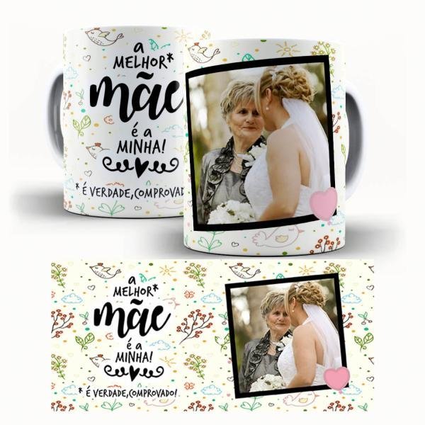 Caneca Personalizada Com Uma Foto - Melhor Mãe