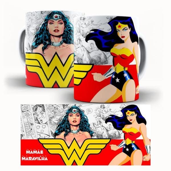 Caneca Personalizada Pronta - Mamãe Maravilha