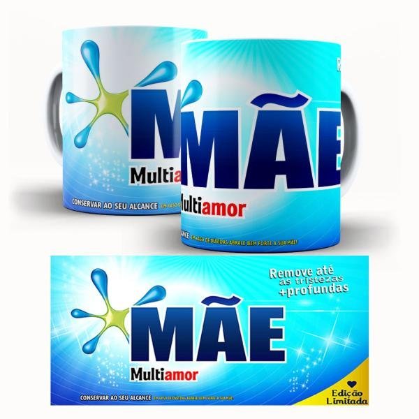 Caneca Personalizada Pronta - Mãe Multiamor