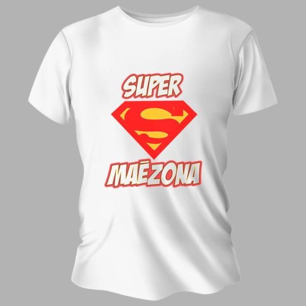 Camiseta Personalizada Pronta - Super Mãezona