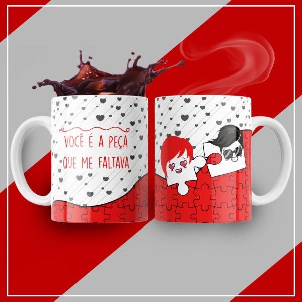 Caneca Personalizada Pronta A Peça Que Me Faltava