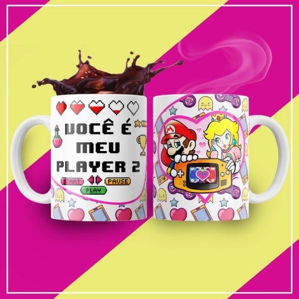 Caneca Personalizada Pronta Você É Meu Player 2