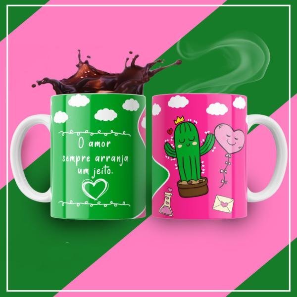 Caneca Personalizada Pronta O Amor Sempre Arranja Um Jeito