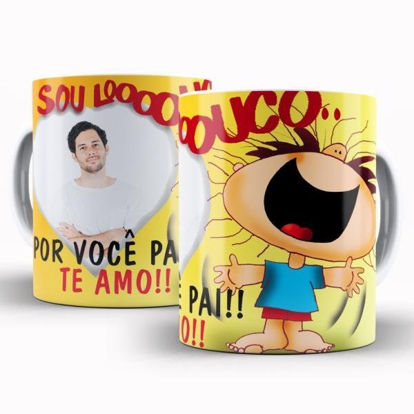 Caneca Personalizada com Uma Foto - Louco por Você