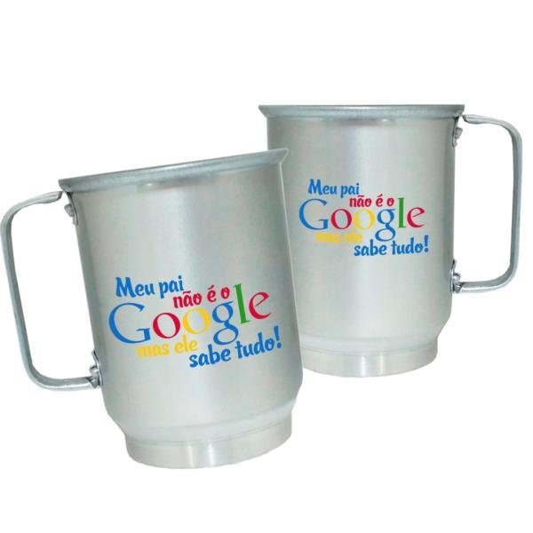 Caneca de Alumínio Personalizada Pai Sabe Tudo