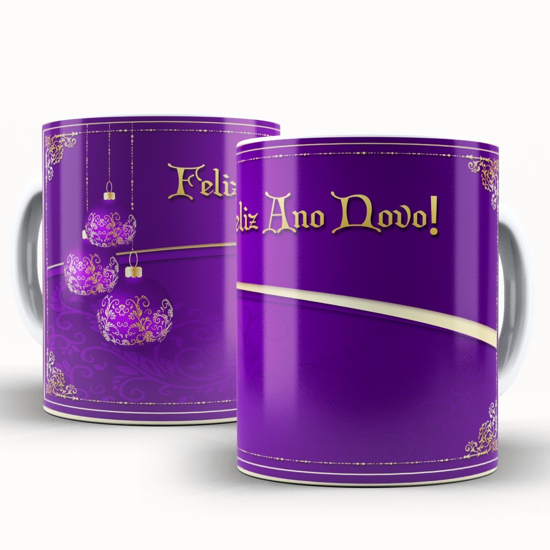 Caneca Personalizada Pronta Feliz Ano Novo