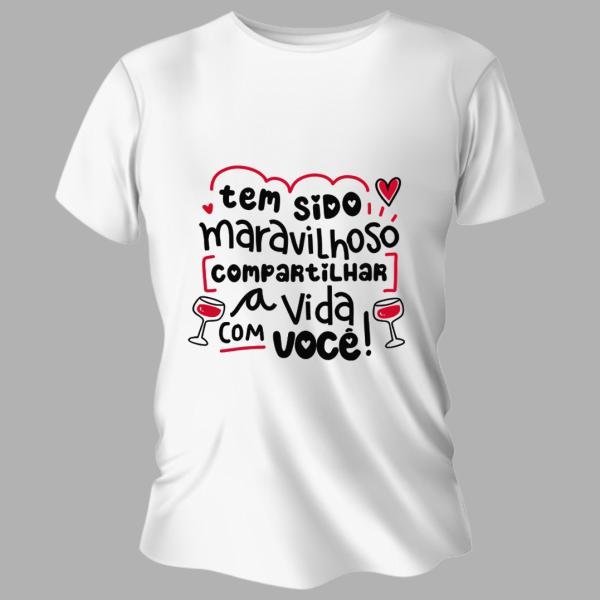 Camiseta Unissex Personalizada Pronta A Vida Com Você