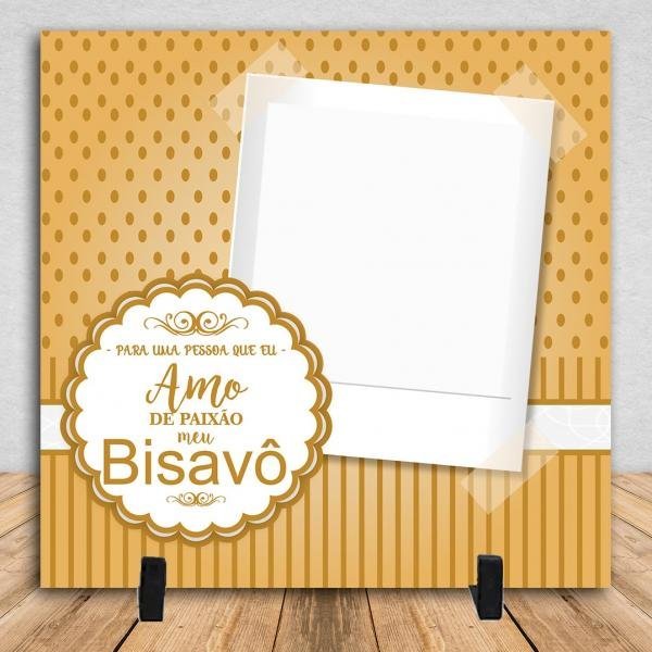 Azulejo Personalizado Com Uma Foto Bisavô