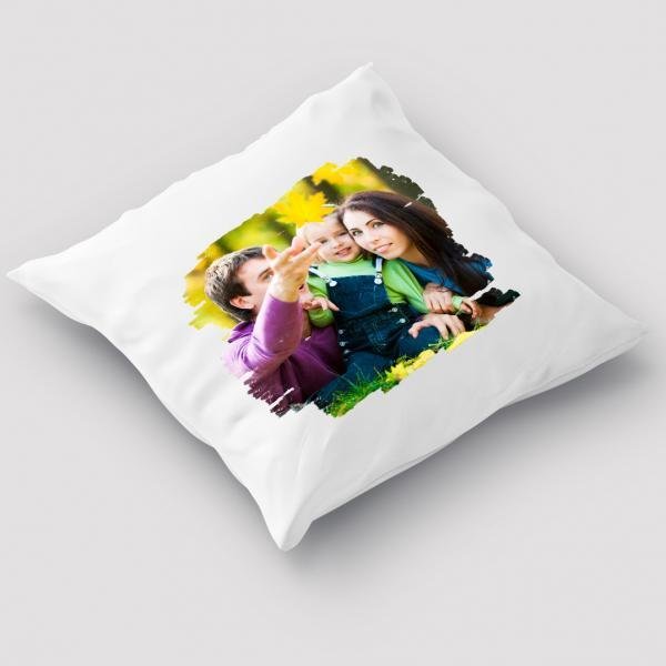 Capa de Almofada Personalizada Foto Com Efeito 30x30cm