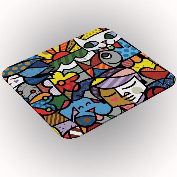 Mouse Pad Retangular Personalizado Pronto Romero Brito 1
