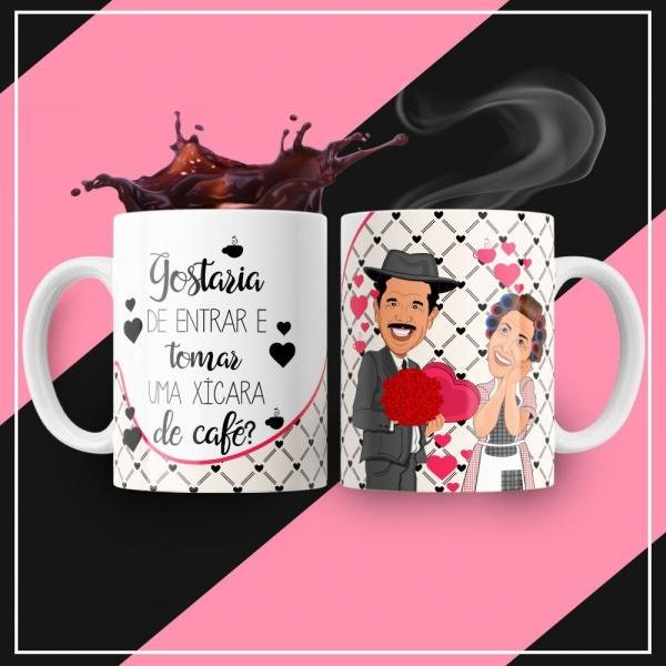 Caneca Personalizada Pronta Gostaria de Entrar