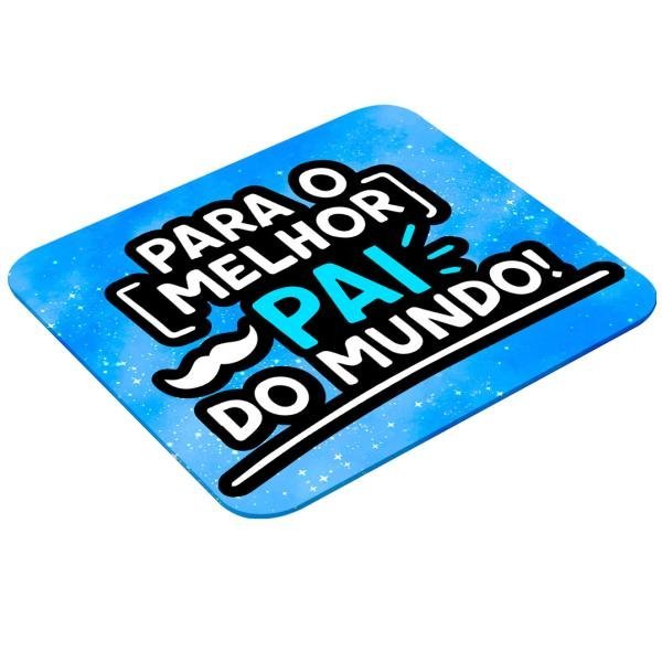 Mouse Pad Retangular Personalizado - Melhor Pai