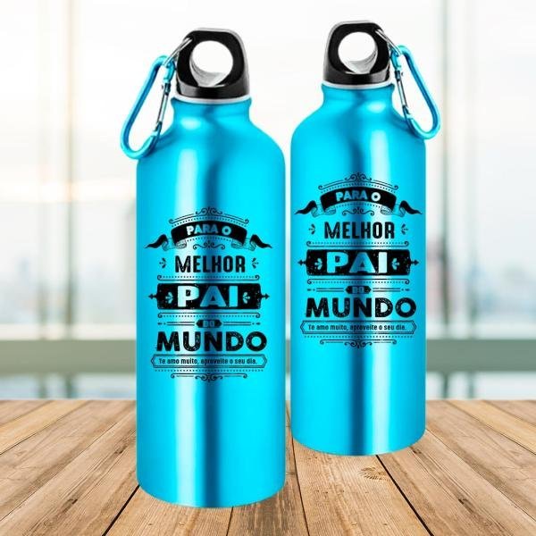 Squeeze de Alumínio Personalizado - Melhor Pai