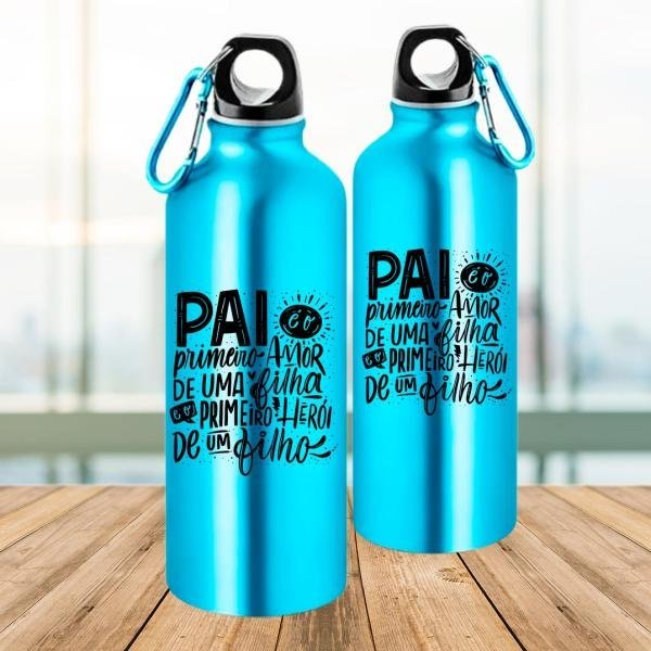 Squeeze de Alumínio Personalizado - Pai