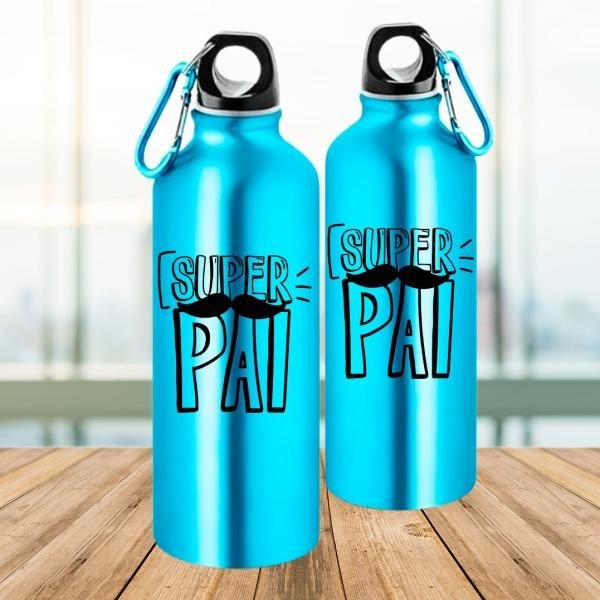Squeeze de Alumínio Personalizado - Super Pai