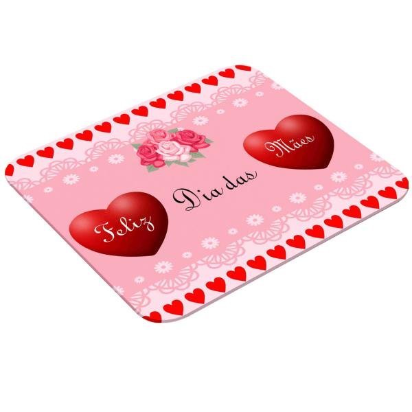 Mouse Pad Retangular Personalizado - Feliz Dia Das Mães 3